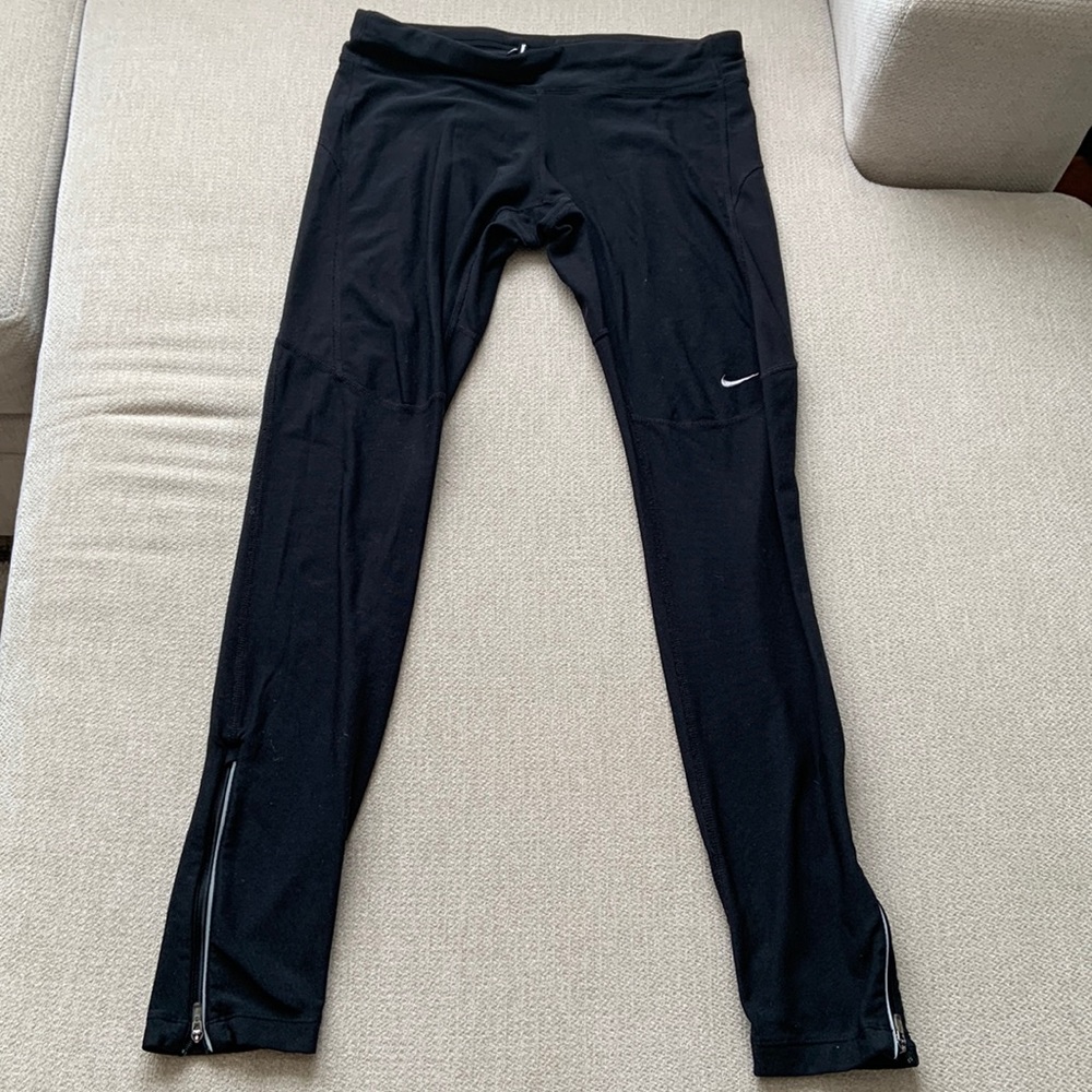 Nike Running dri-fit leggings black Size Medium